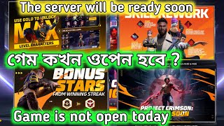 Free Fire Update কখন শেষ হবে  The Server Will Be Ready Soon  Free Fire OB39 Update details Today [upl. by Botzow363]