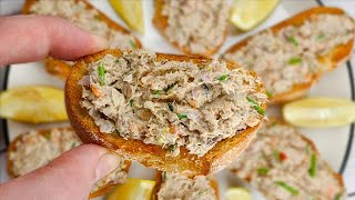 Rillettes de sardines  recette simple et rapide  Pour apporter de la fraîcheur à votre repas [upl. by Aiceled]