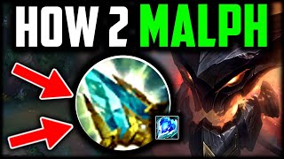 How to Malphite amp CARRY Top Best BuildRunes  Malphite Beginners Guide Season 14 [upl. by Eisen480]