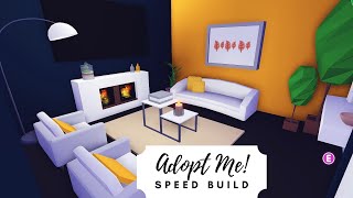 Modern Family Home Speed Build 🍊 Roblox Adopt Me [upl. by Adnam977]