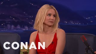 Kristen Bell Accidentally Got An Uber Pool  CONAN on TBS [upl. by Ykcor]