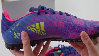 Adidas X Speedflow Messi4 FootballSoccer TF Boots UNBOXING [upl. by Lammaj34]