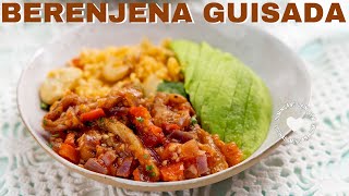 BERENJENA GUISADA 🇩🇴 ROASTED AND STEWED EGGPLANTS [upl. by Annot]