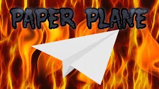 Very easy but very fast paper plane tutorial [upl. by Alemat]