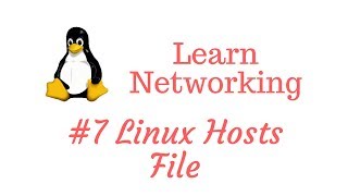 Linux Hosts File Explained 714 [upl. by Acisset516]