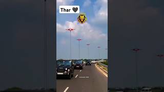 Black thar black thar attitude viralshorts youtubeshorts trending automobile tiktok shorts [upl. by Asirralc]