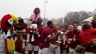 Ryman League Trophy Celebration Chelmsford City 190408 [upl. by Tobin769]