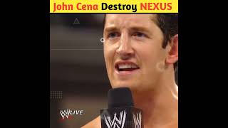 John Cena assembles a team to combat The Nexus at SummerSlam shorts wwe [upl. by Keyser]