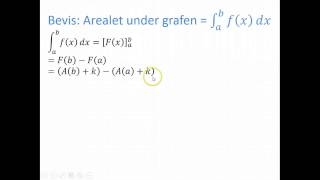 Integralregning  Bevis Areal  Bestemt integral [upl. by Prosperus]