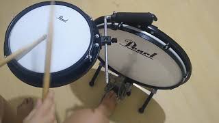 The Most Compact Drumset Ever Made Pearl Compact Traveler Review PCTK 1810 [upl. by Socrates]