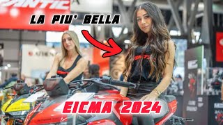 la moto più bella di EICMA 🔥 ragazze assurde 🔥 [upl. by Asserrac]