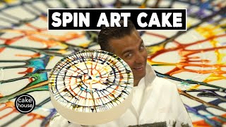 The Cake Bosss INSANE Spin Art Cake  Cool Cakes 09 [upl. by Gladdy]