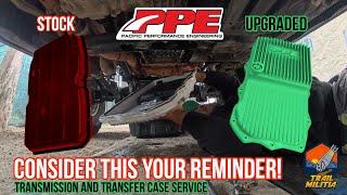 Service Reminder TCase and Transmission Oil Change PPE Upgrade READ DESCRIPTION FOR PROPER FLUID [upl. by Neelac596]