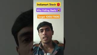 Why Indiamart Stock Down Target 2030  Debraj Paul [upl. by Deach]