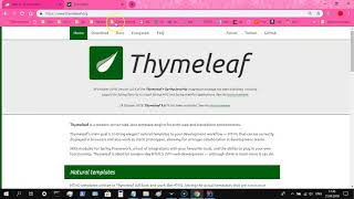 SpringMVC  Thymeleaf  using XML [upl. by Bernadene]