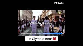 Lighting the Olympic Torch for Jin in 2024 [upl. by Yreffej986]