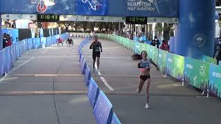 Chevron Houston MarathonAramco Houston Half Marathon January 16 2022 [upl. by Ermin]