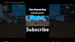 fake diamond king Lokesh gamer 🥺trendingshort freefire shorts [upl. by Cordeelia]