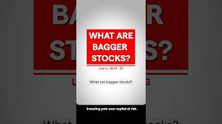 What are Bagger Stocks and how do they work stockmarket Investing [upl. by Micah]