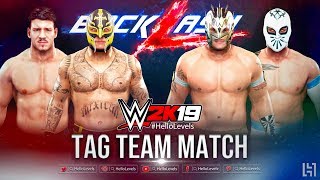 WWE 2K19 Rey Mysterio and Eddie Guerrero vs Kalisto and Sin Cara  The Lucha Dragons [upl. by Aztilem]