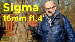 Sigma 16mm F14 Review [upl. by Ahgiel]