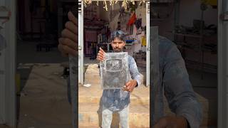 Metal silver play buttons making 🤩  uday fabrication jamjodhpur  welding workus [upl. by Alahsal]