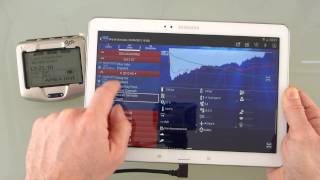 DiveMate USB 20 on a 10quot tablet and Galileo Sol [upl. by Enttirb370]