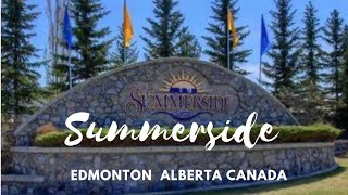 Summerside neighborhood in Edmonton Canada 🍁 Driving tour 4K [upl. by Phaih]