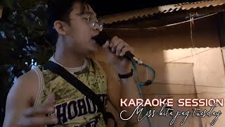 KARAOKE SESSION  Miss kita pag tuesday Karaoke Cover  Curt [upl. by Ojillib]