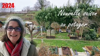 Le potager en janvier  Vlog 01 [upl. by Indnahc514]