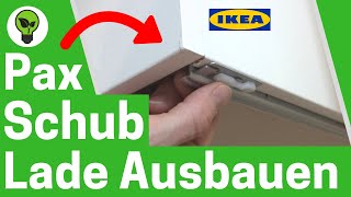 IKEA Pax Schublade Ausbauen ✅ TOP ANLEITUNG Wie Komplement Schubladen für Pax Schrank Aushängen [upl. by Anenahs]