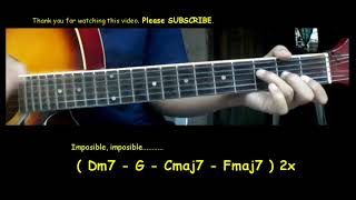 KZ x Shanti Dope  Imposible Guitar chords [upl. by Cliffes]