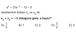 Logaritma ayt ayarı Karekökten ayt2025 [upl. by Tricia]