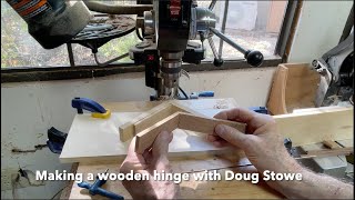 Making a wooden hinge SD 480p [upl. by Amelita]