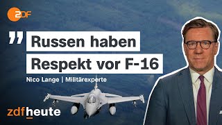 F16Kampfjets Wende im UkraineKrieg  ZDFheute live [upl. by Krutz]