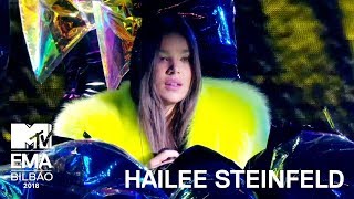 Hailee Steinfeld Performs Back to Life Live Performance  MTV EMA 2018 [upl. by Googins869]