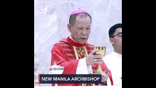 Cardinal Advincula of Capiz named Manila archbishop [upl. by Ynafets]