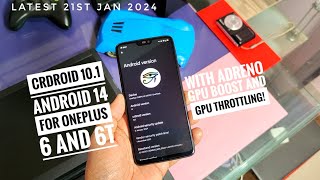 crDroid 10 Android 14  Review Update custom rom gaming best rom ever For redmi 9 amp Poco M2 [upl. by Enywad]