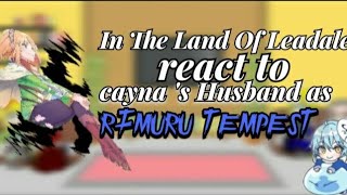 In the land of leadale react to rimuru tempestAU in the description [upl. by Flann426]