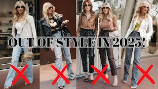 5 Fashion Trends Out of Style in 2025 amp What to Wear Instead  Fashion Over 40 [upl. by Soloma]