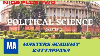 NIOS POLITICAL SCIENCE CHAPTER 2 [upl. by Enitsyrk]