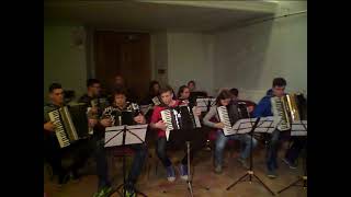 Sandstorm Darude Accordion ochestra cover [upl. by Elok]