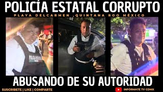 policiaestatal abusando de su autoridad prensa periodista [upl. by Akyre]