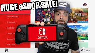 HUGE Nintendo Switch eShop Sale For 2021 Now LIVE [upl. by Ramsdell]