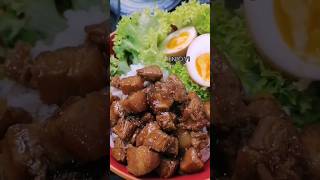 Lu Rou Fan Taiwanese braised pork rice พะโล้แห้งสูตรใต้หวัน food อาหารต่างแดน shorts [upl. by Notsej]