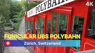 Zurich Polybahn Funicular [upl. by Marentic]