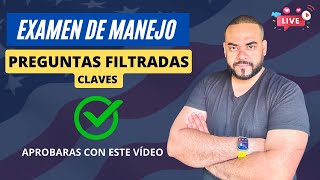 🔴 EXAMEN TEORICO DE MANEJO 2024 I Aprobarás con estas preguntas 🔥 🔥 🔥 [upl. by Namlaz]