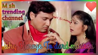 Ishq Karoge To Dard Milega  Govinda  Ayesha Julka  Ekka Raja Rani  Bollywood Songs HD [upl. by Eltrym]