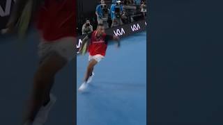 Nick Kyrgios INCREDIBLE winner and BRILLIANT celebration 😱 [upl. by Lerraj]