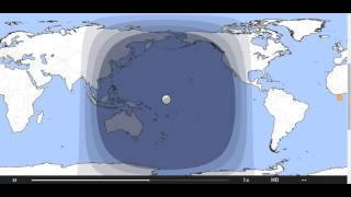 Eclipse penumbral lunar 23 de Marzo de 2016 [upl. by Eiramadnil]